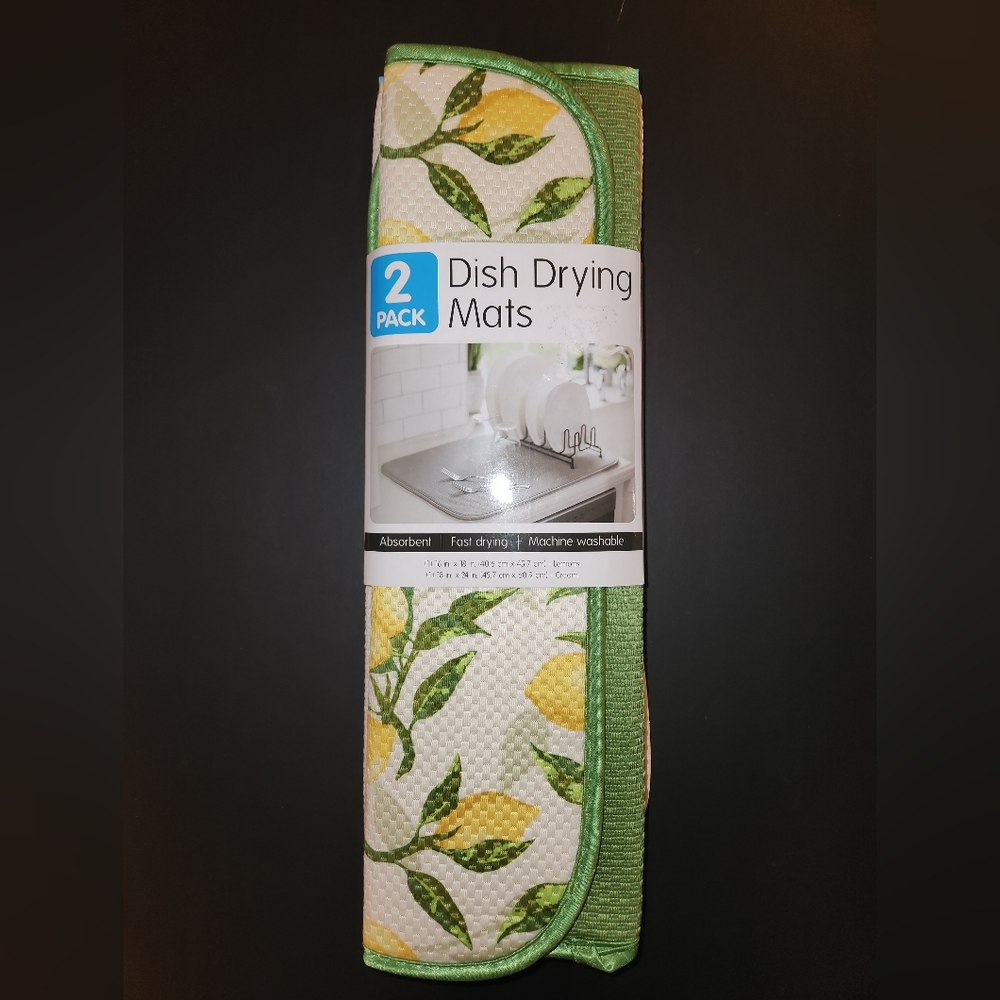 Schroeder & Tremayne 2 pack dish drying mats